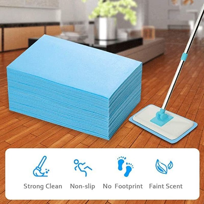 Nano-molecule cleaning & waxing and brightening two-in-one green cleaning sheet