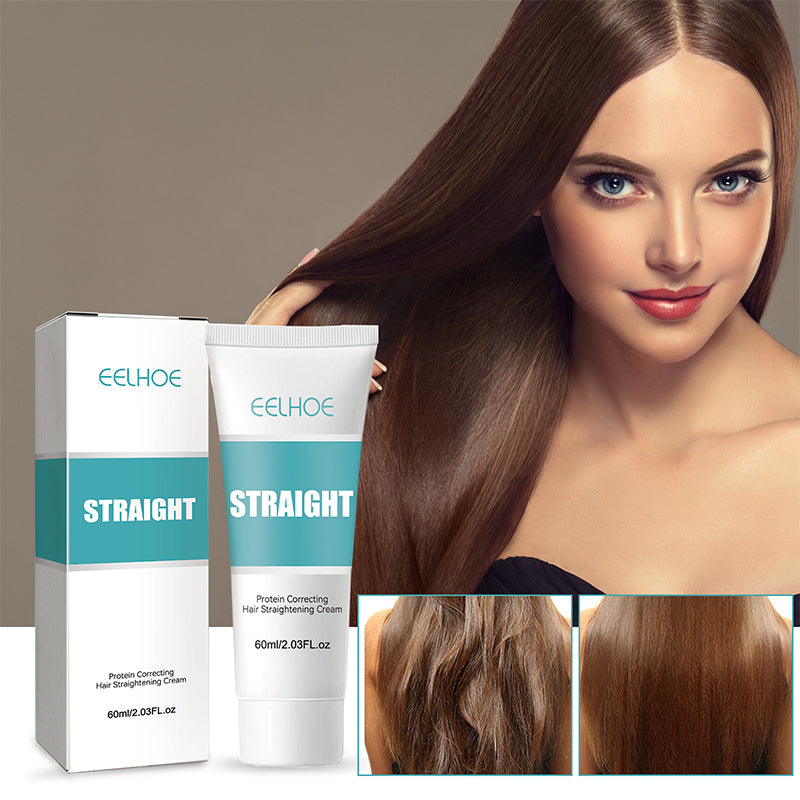 Protein corrector cream for straightened hair