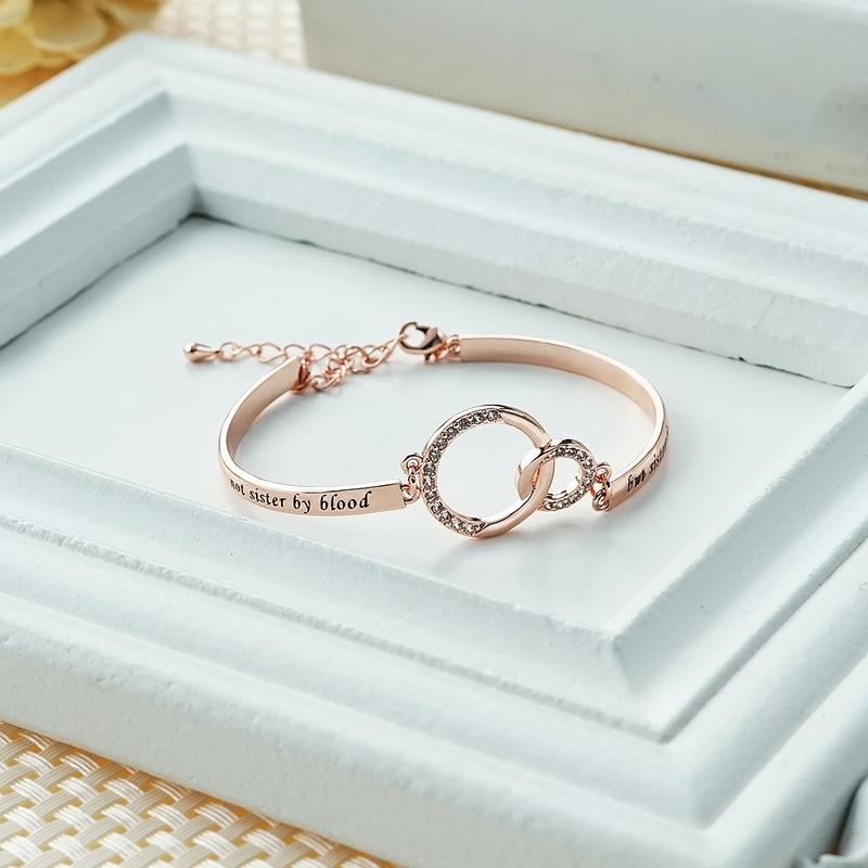 Simple inspirational friendship bracelet