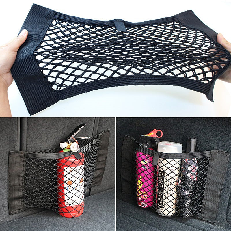 Car Trunk Seat Elastic Net Pocket