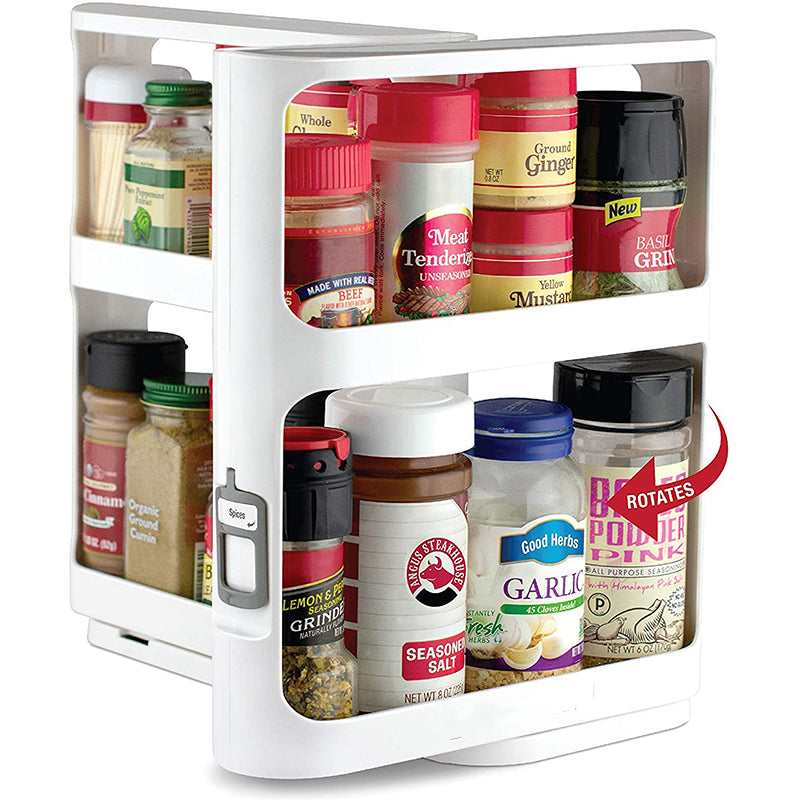Food or spice storage shelf (white)