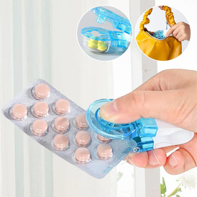 Portable pill box