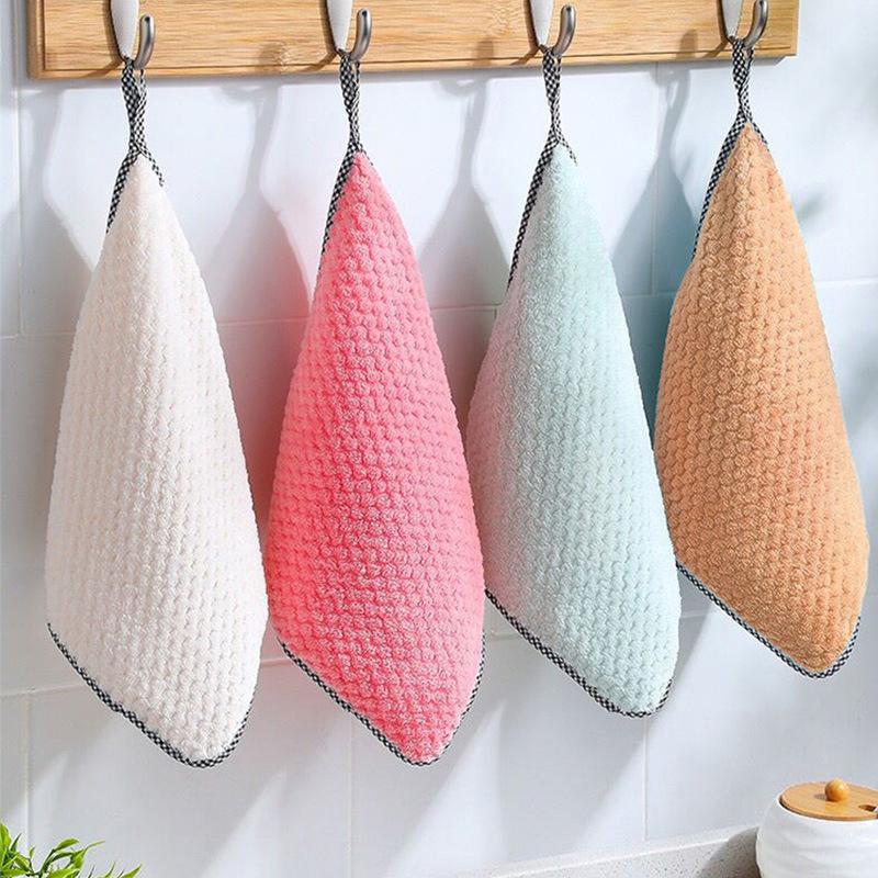 Coral Fleece Kitchen Towel (5 PCS)
