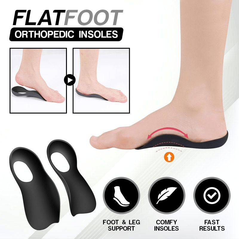 Flat Foot Orthopedic Insoles (1 Pair)