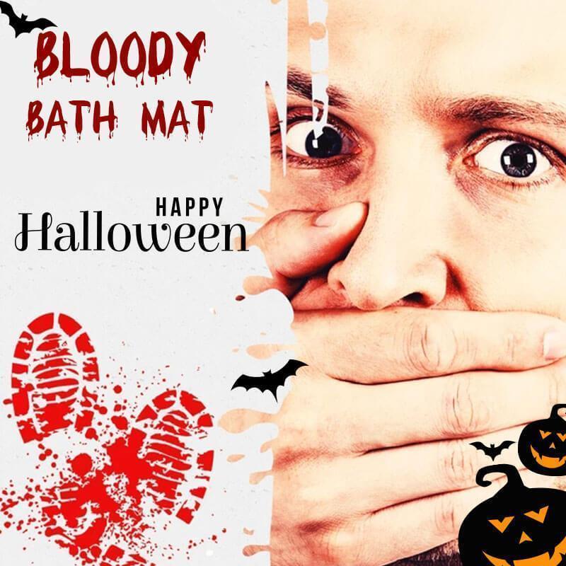 Halloween Bloody Bath Mat