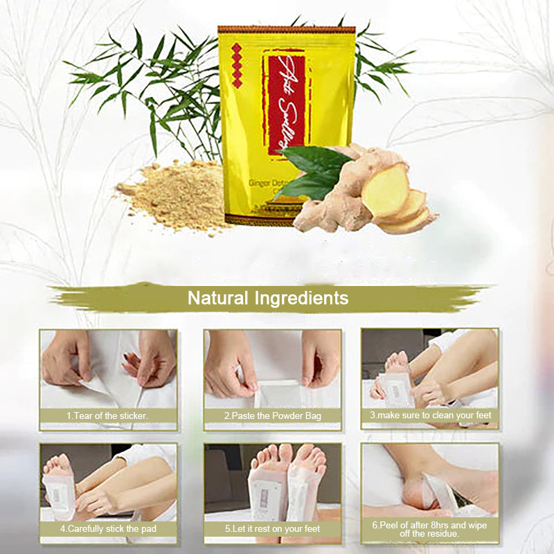 Natural Ginger Detox Foot Patch