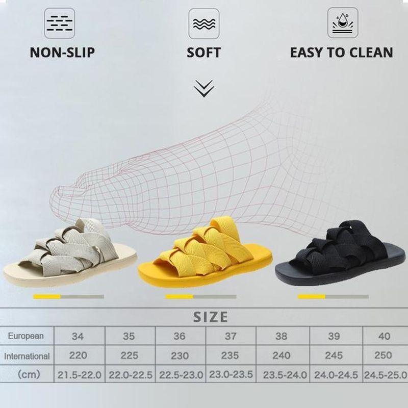 Elastic Braided Slippers （Free Shipping）
