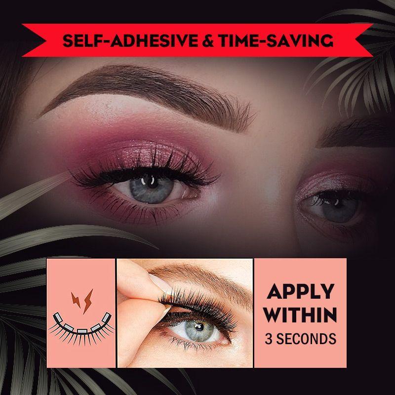 REUSABLE SELF-ADHESIVE FALSE EYELASHES