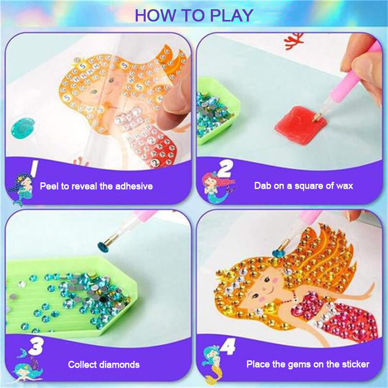 Kids Crystal Painting Stickers