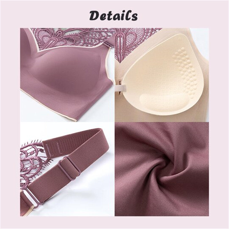 BUTTERFLY EMBROIDERY WIREFREE BRA