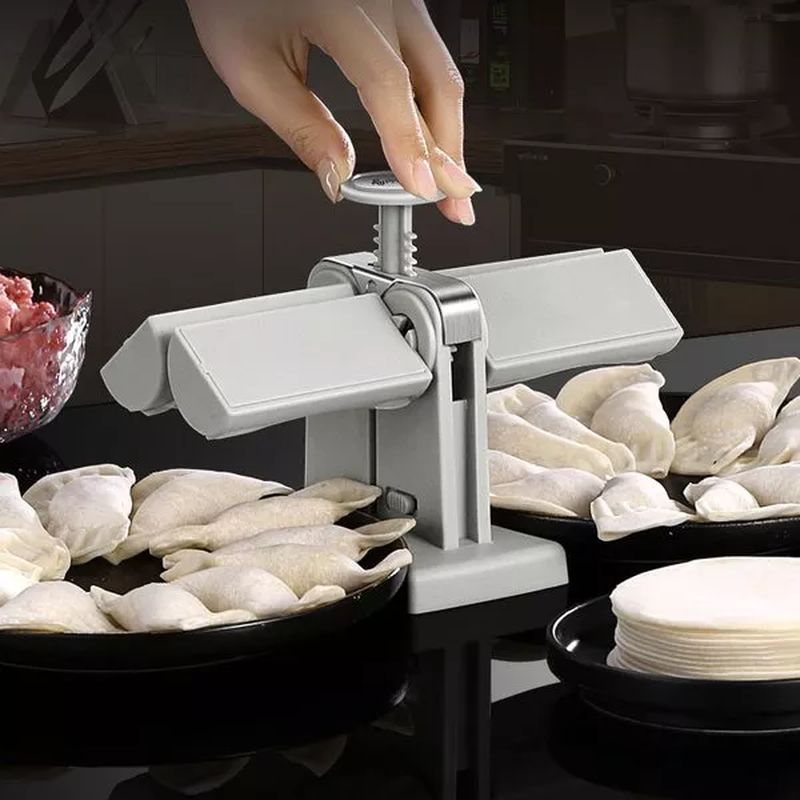 HOUSEHOLD DOUBLE HEAD AUTOMATIC DUMPLING MAKER MOULD