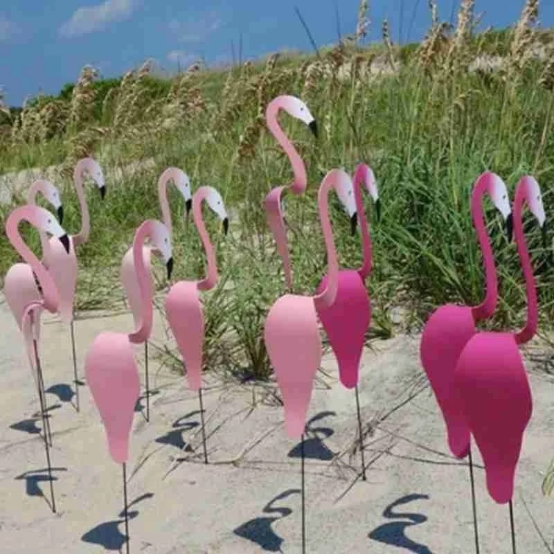Flamingo Garden Art