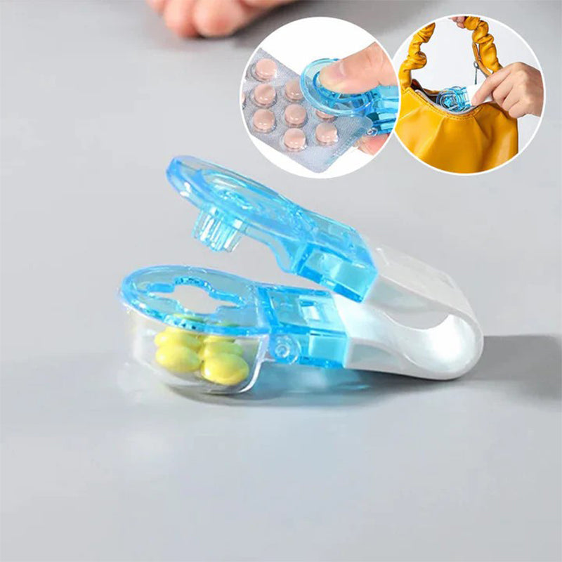 Portable pill box