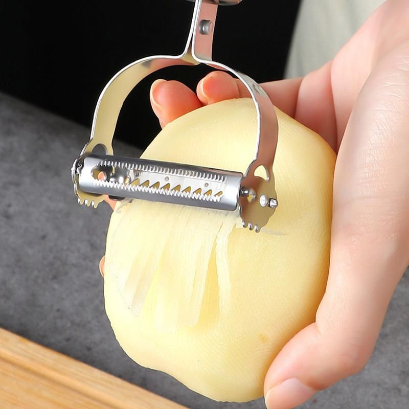 Stainless steel smile face peeler (Set of 3)