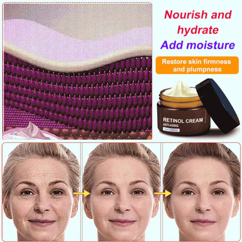 Retinol Anti-wrinkle cream that firms wrinkles
