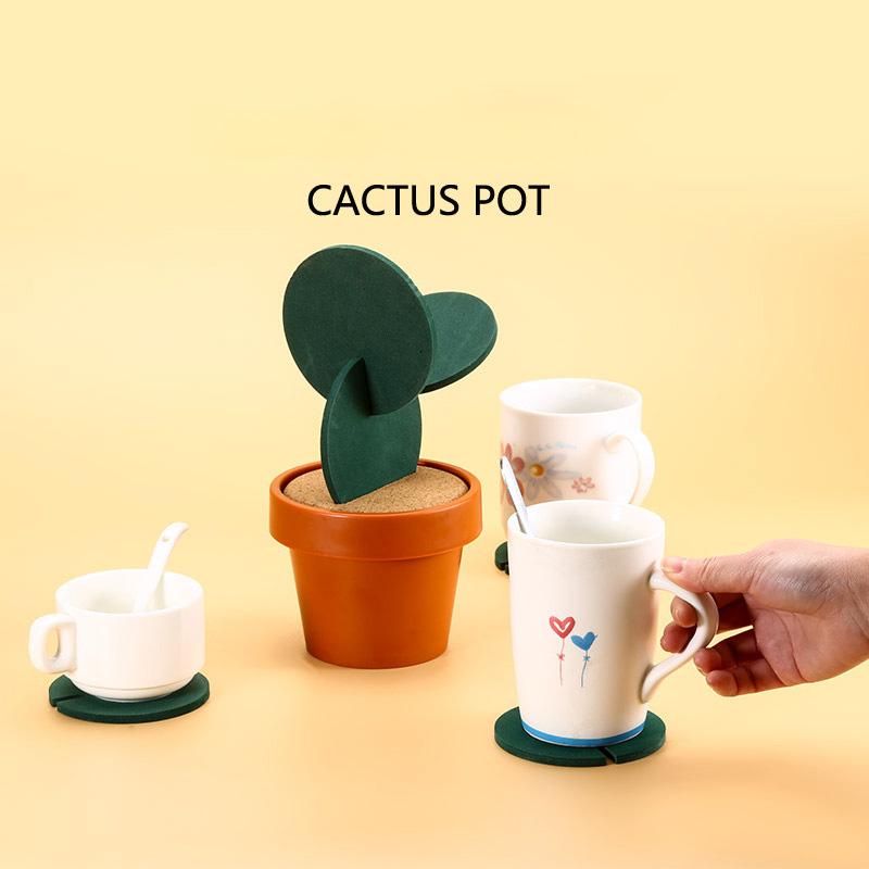 Creative Cactus Non-Slip Coaster