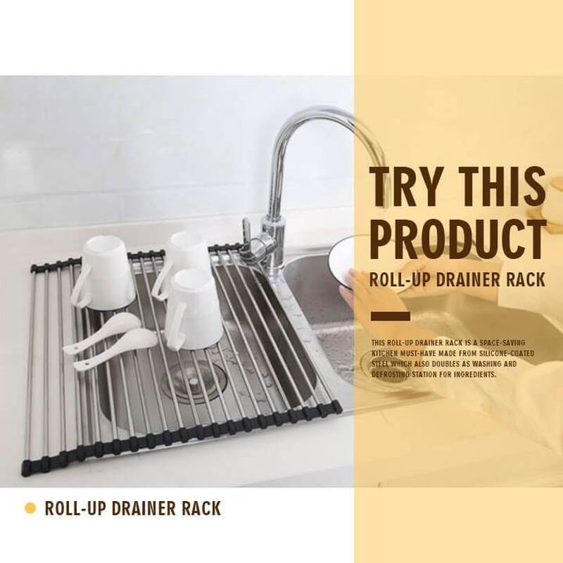 Magic Roll-Up Drainer Rack