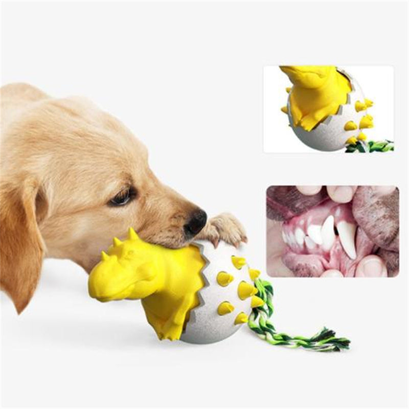 DINOSAUR EGGS DOG CHEW TOY