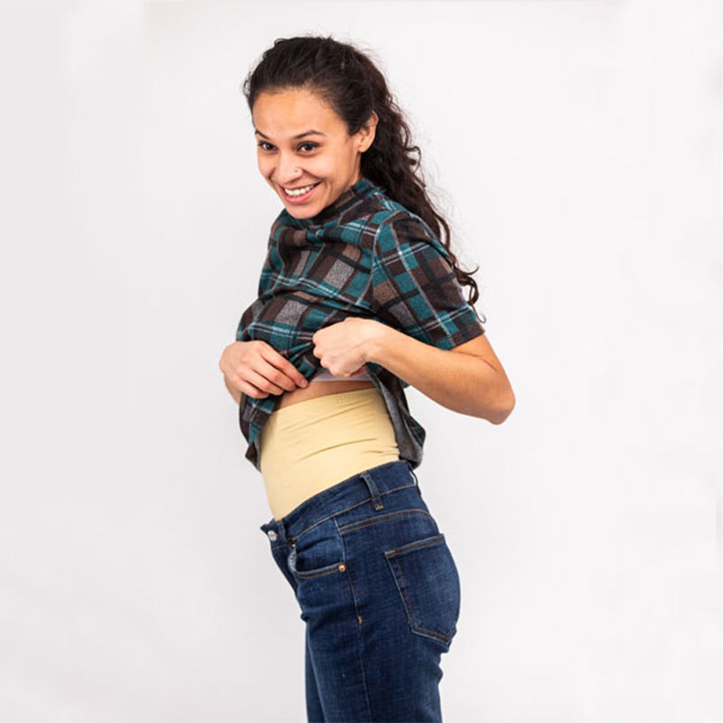Ladies' postpartum belly pants
