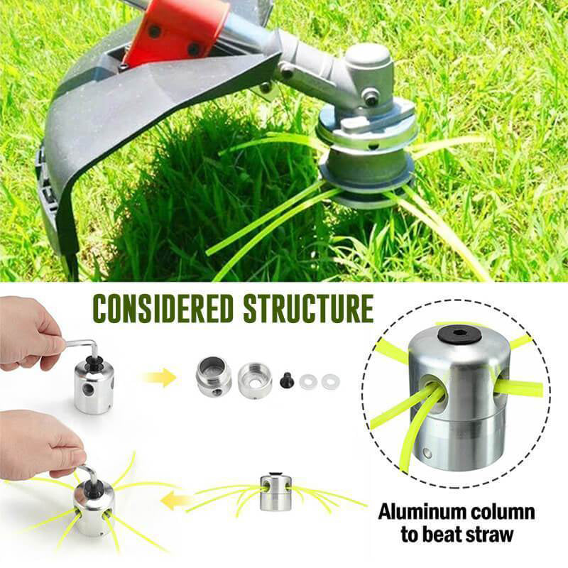 Grass trimmer head aluminum