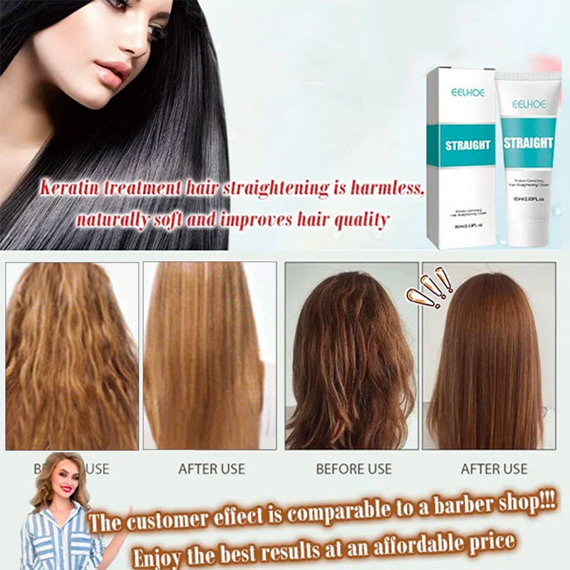 Protein corrector cream for straightened hair