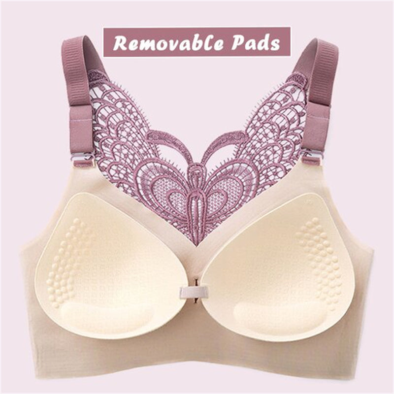 BUTTERFLY EMBROIDERY WIREFREE BRA