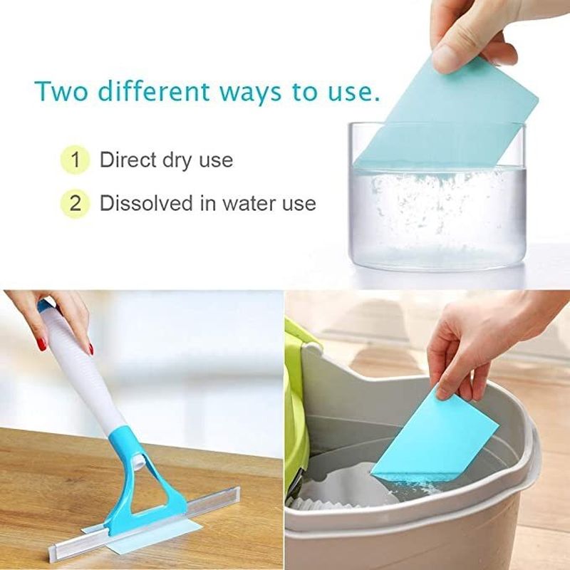 Nano-molecule cleaning & waxing and brightening two-in-one green cleaning sheet