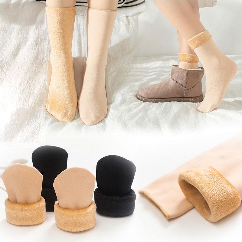 Women's Thickening And Velvet Snow Socks