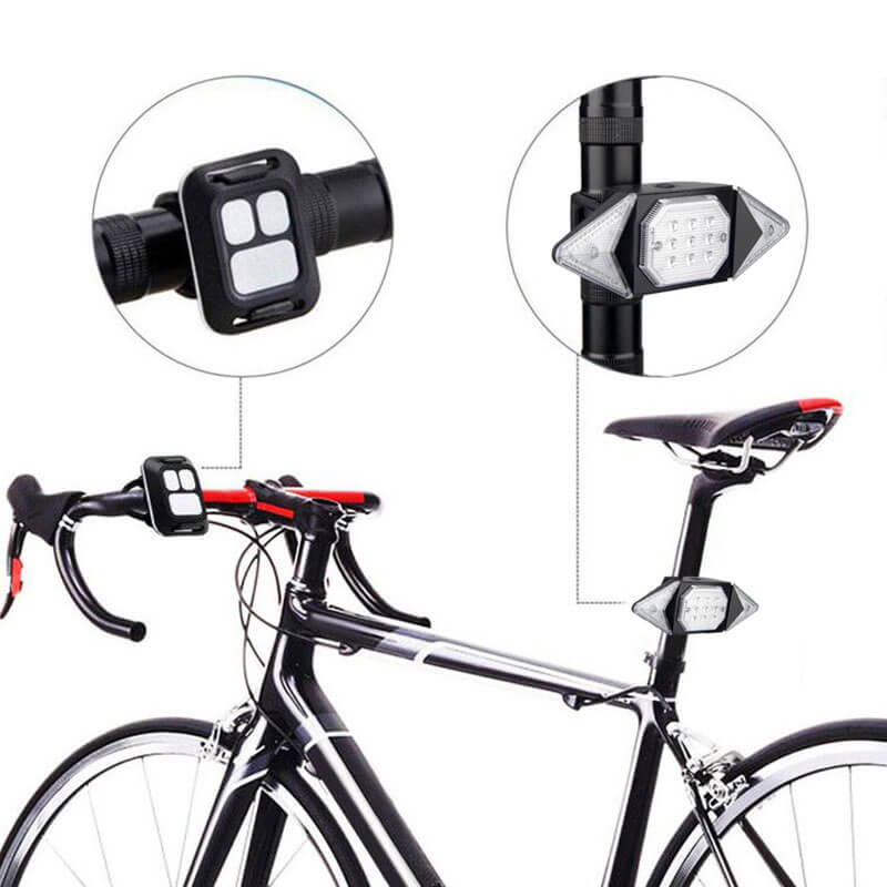 New USB waterproof remote control turn signal for bicycles