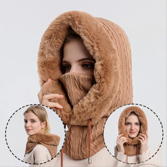 Winter Knit Set Unisex Warm Wind-Proof Cap