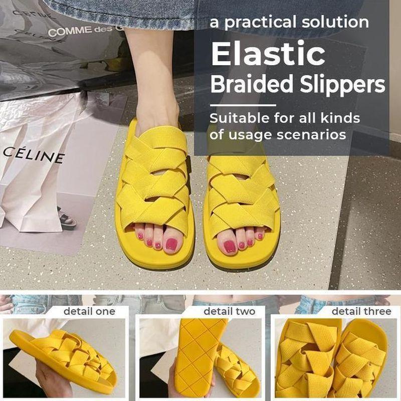 Elastic Braided Slippers （Free Shipping）