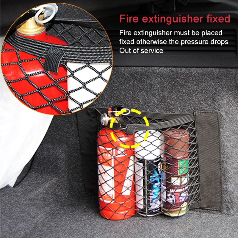 Car Trunk Seat Elastic Net Pocket