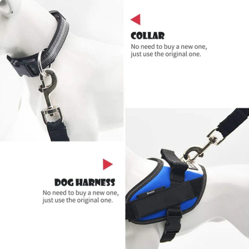 Adjustable Dogs and Cats Seat Belt Safety Harness