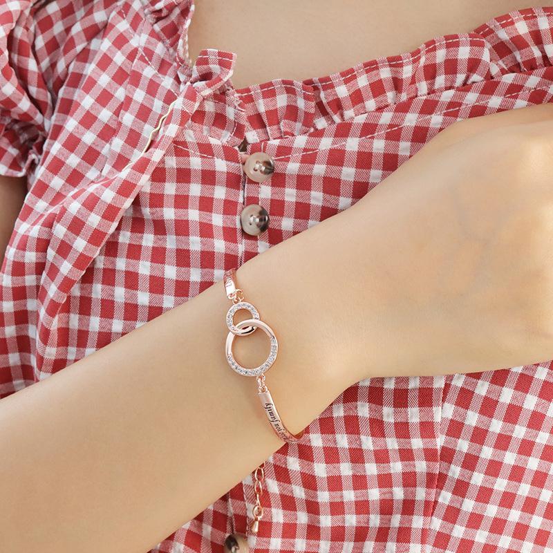 Simple inspirational friendship bracelet
