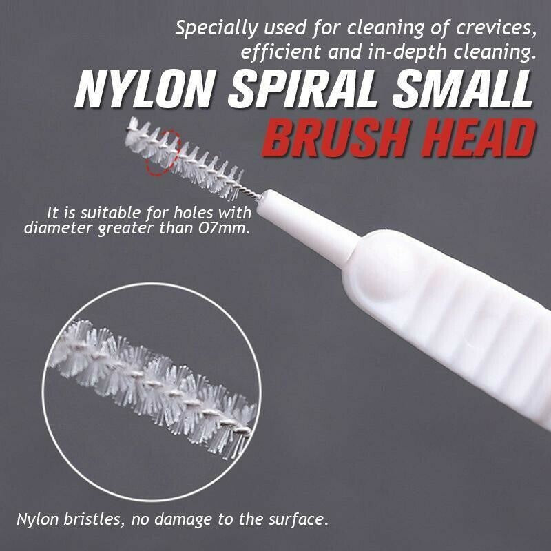 Crevice hole cleaning brush