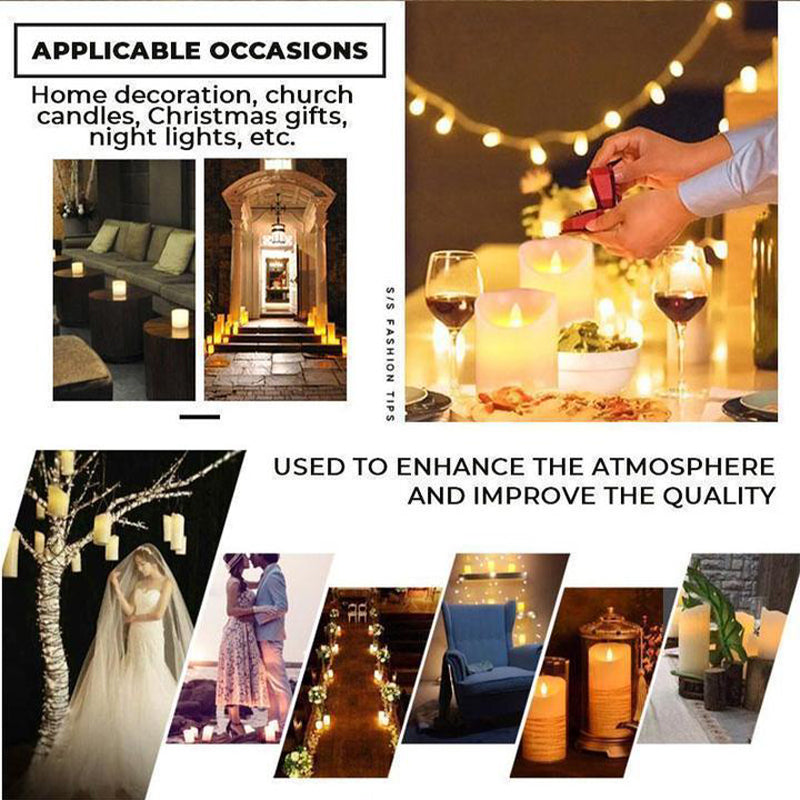 LED Swinging Electronic Candle Lamp