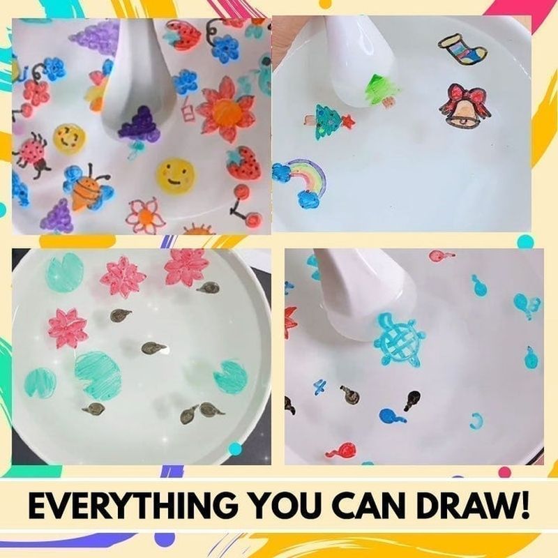 Magic water painting
