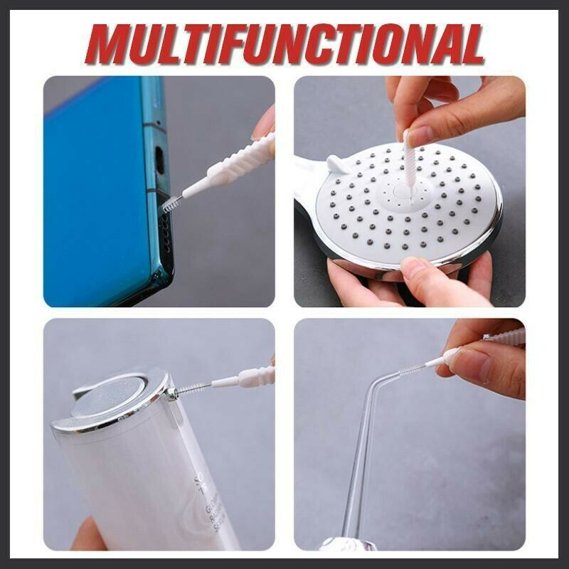 Crevice hole cleaning brush