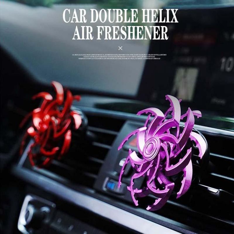 Car Double Helix Air Freshener(Fragrant Tablet Included)