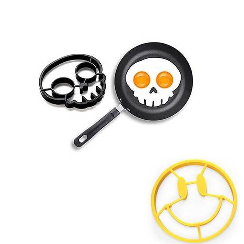 Skull Omelette Mold, Breakfast Omelette Mold Silicone Egg