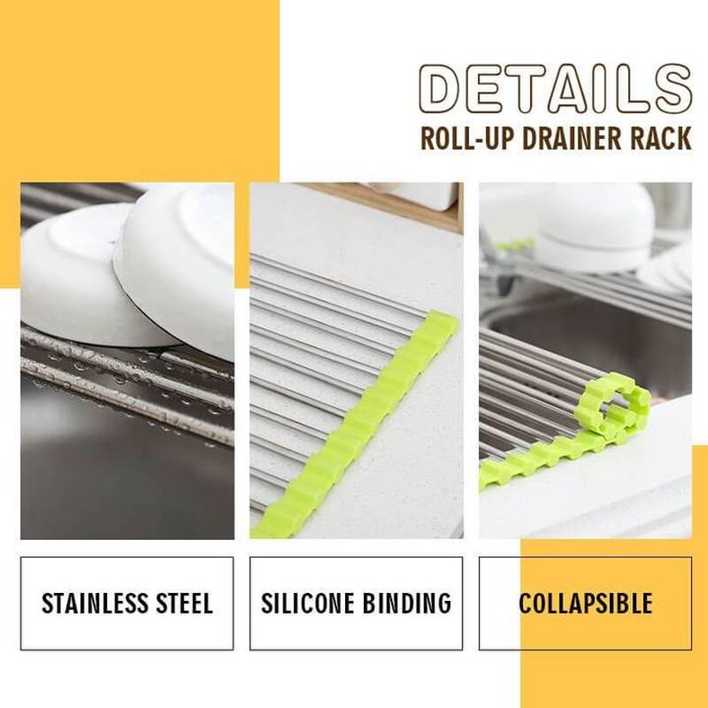 Magic Roll-Up Drainer Rack