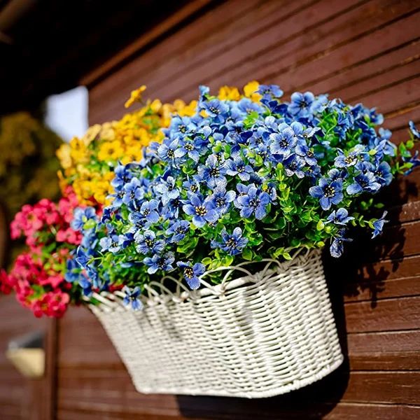 Artificial flowers for outdoors