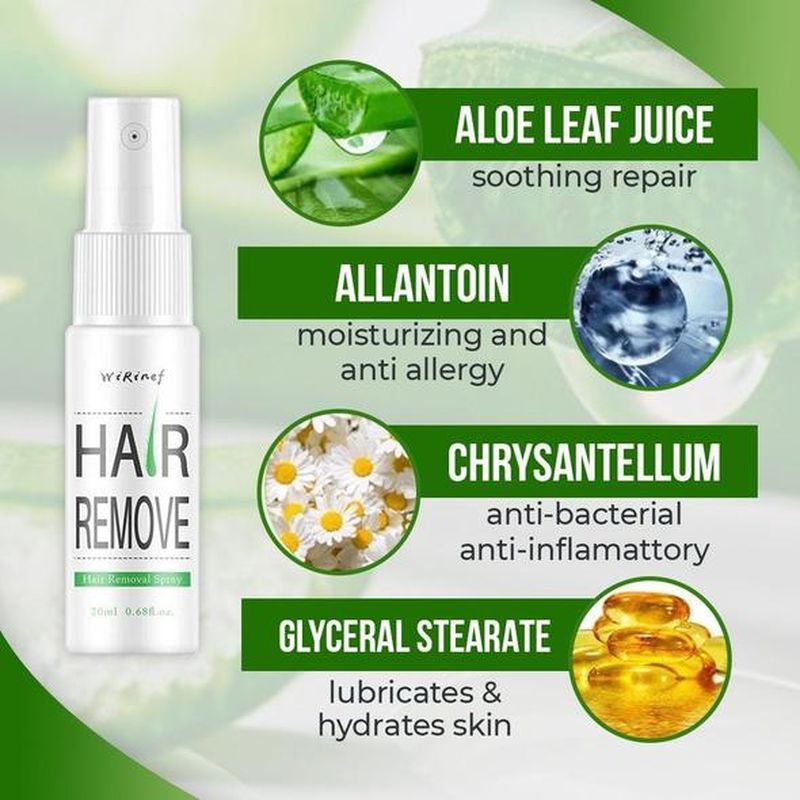 Natural Permanent Hair Removal Spray