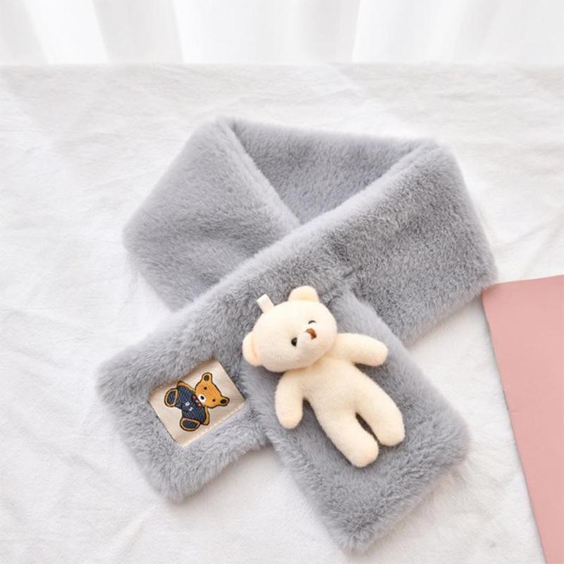 Cute Teddy Bear Plush Bib for Adult and Baby