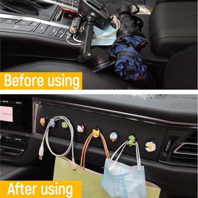 Multifunctional Vehicle Sticky Cute Hooks