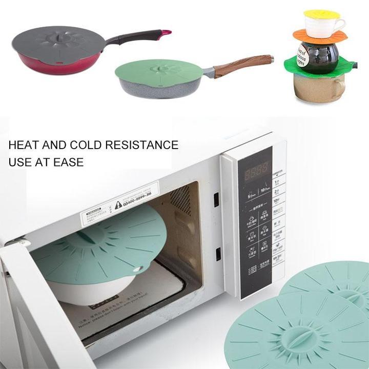 Reusable Silicone Suction Lids (5pcs in)