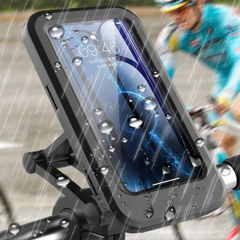 WATERPROOF SHOCKPROOF BIKE & MOTORCYCLE PHONE HOLDER