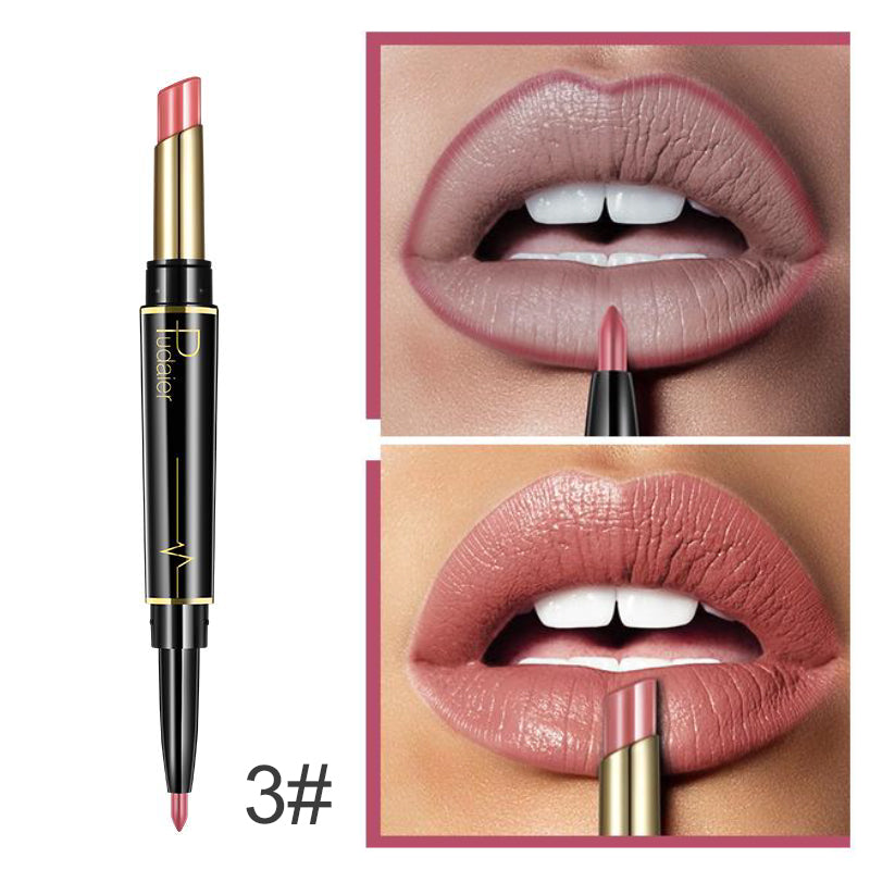 16 Color Long Lasting Lipstick + Lip Liner Combo