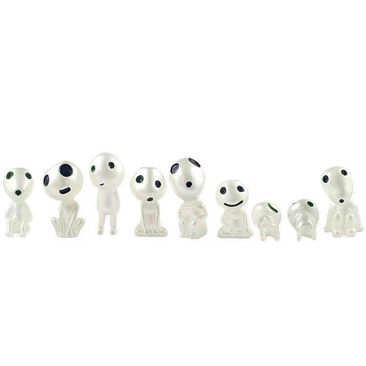 Luminous Garden Ghost Miniature Figurines