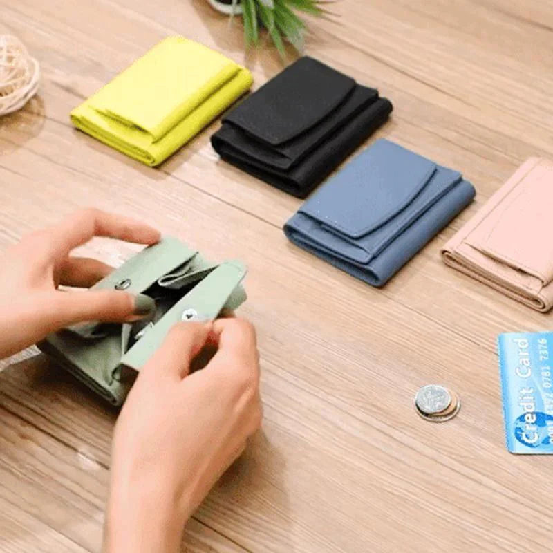 RFID Shielded Foldable Mini Wallet